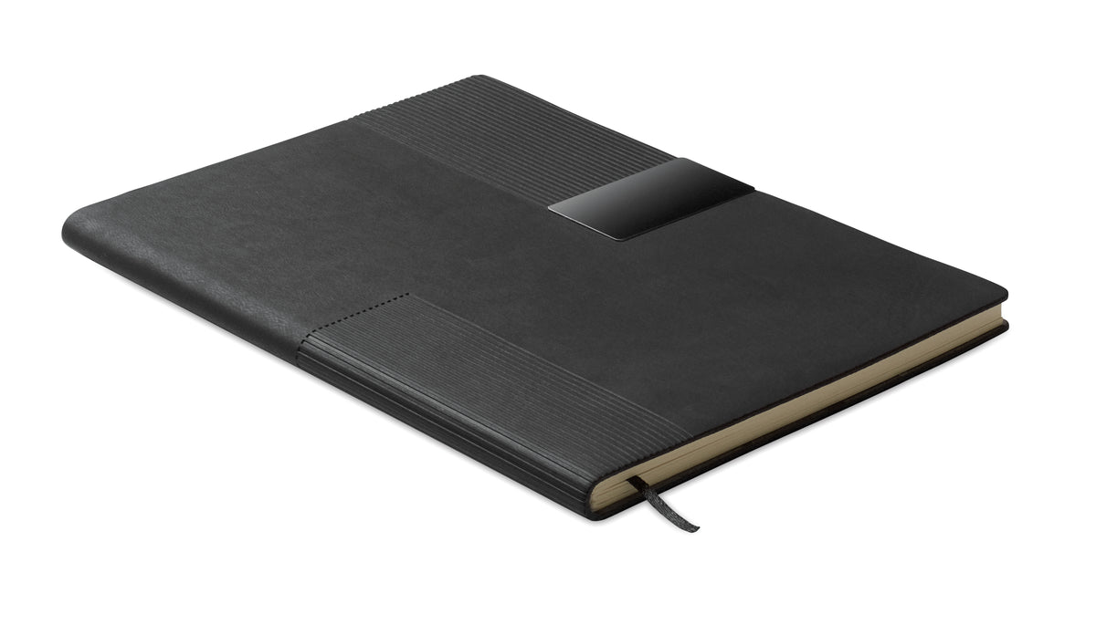 TREZE – A5 PU notebook – Black
