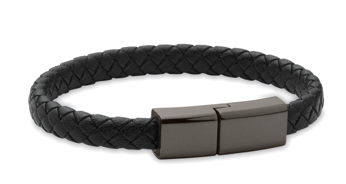 FAULETI CHARGE – Braided bracelet cable type-C – item picture back