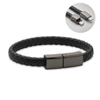 FAULETI CHARGE – Braided bracelet cable type-C – Black