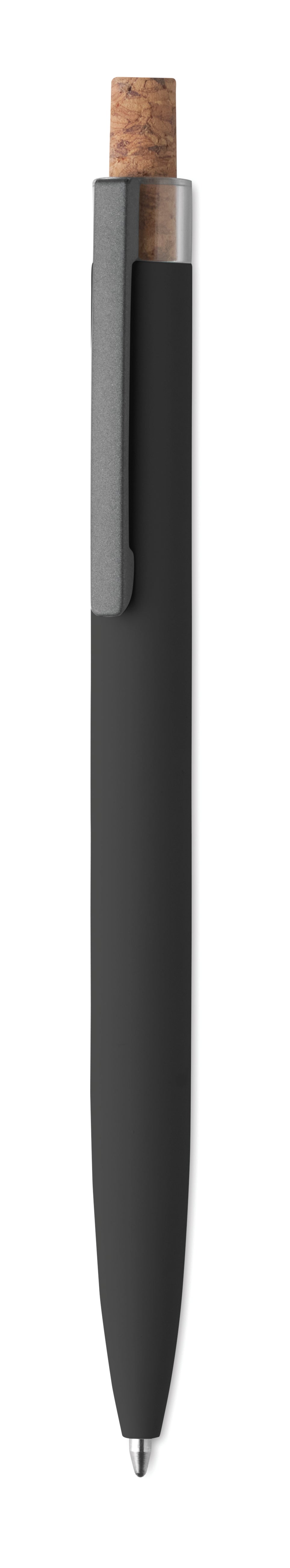 BERGAMO + – Recycled aluminium pen – Black