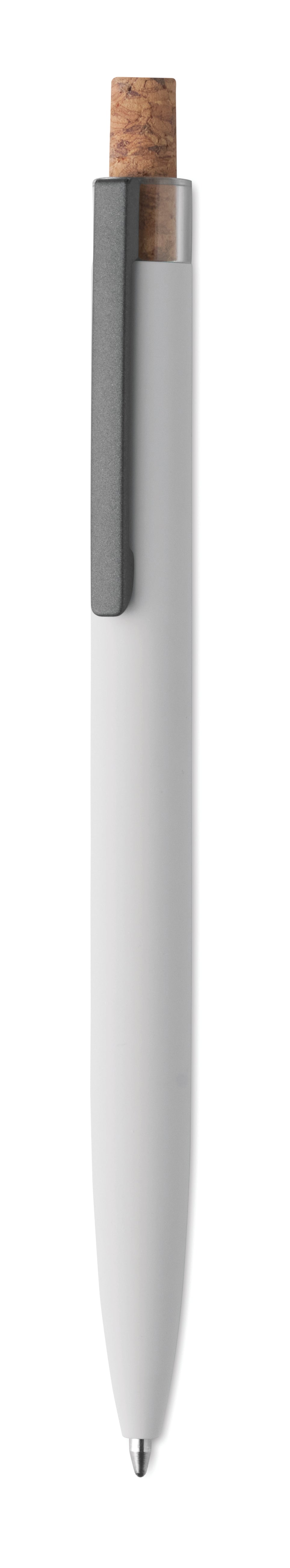BERGAMO + – Recycled aluminium pen – White