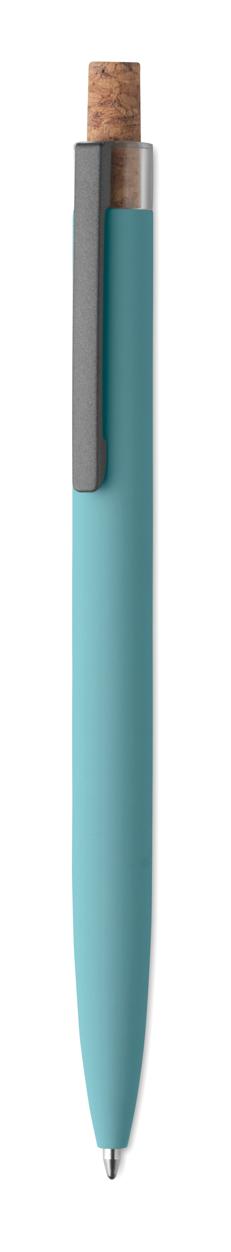 BERGAMO + – Recycled aluminium pen – Baby Blue