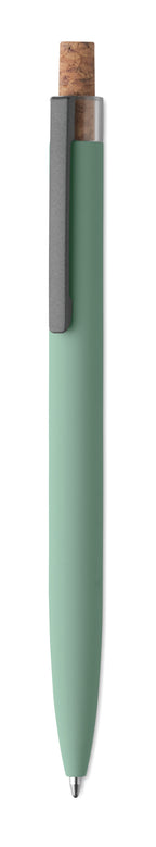 BERGAMO + – Recycled aluminium pen – Mint Green