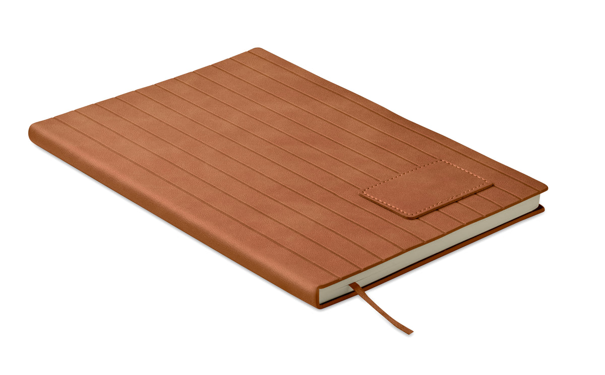 TINTRAY – A5 notebook in smokey PU – Brown