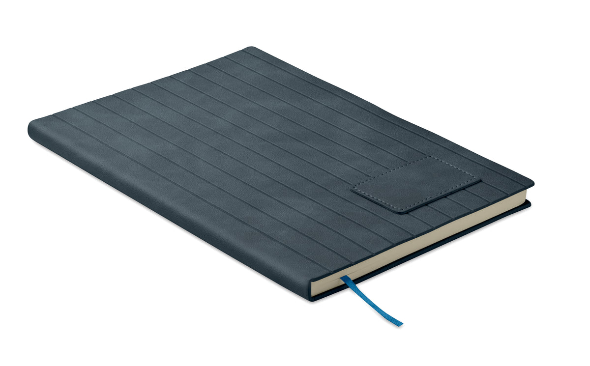 TINTRAY – A5 notebook in smokey PU – Blue