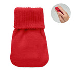 WARMMUFF – Hand warmer knitted polyester – Red