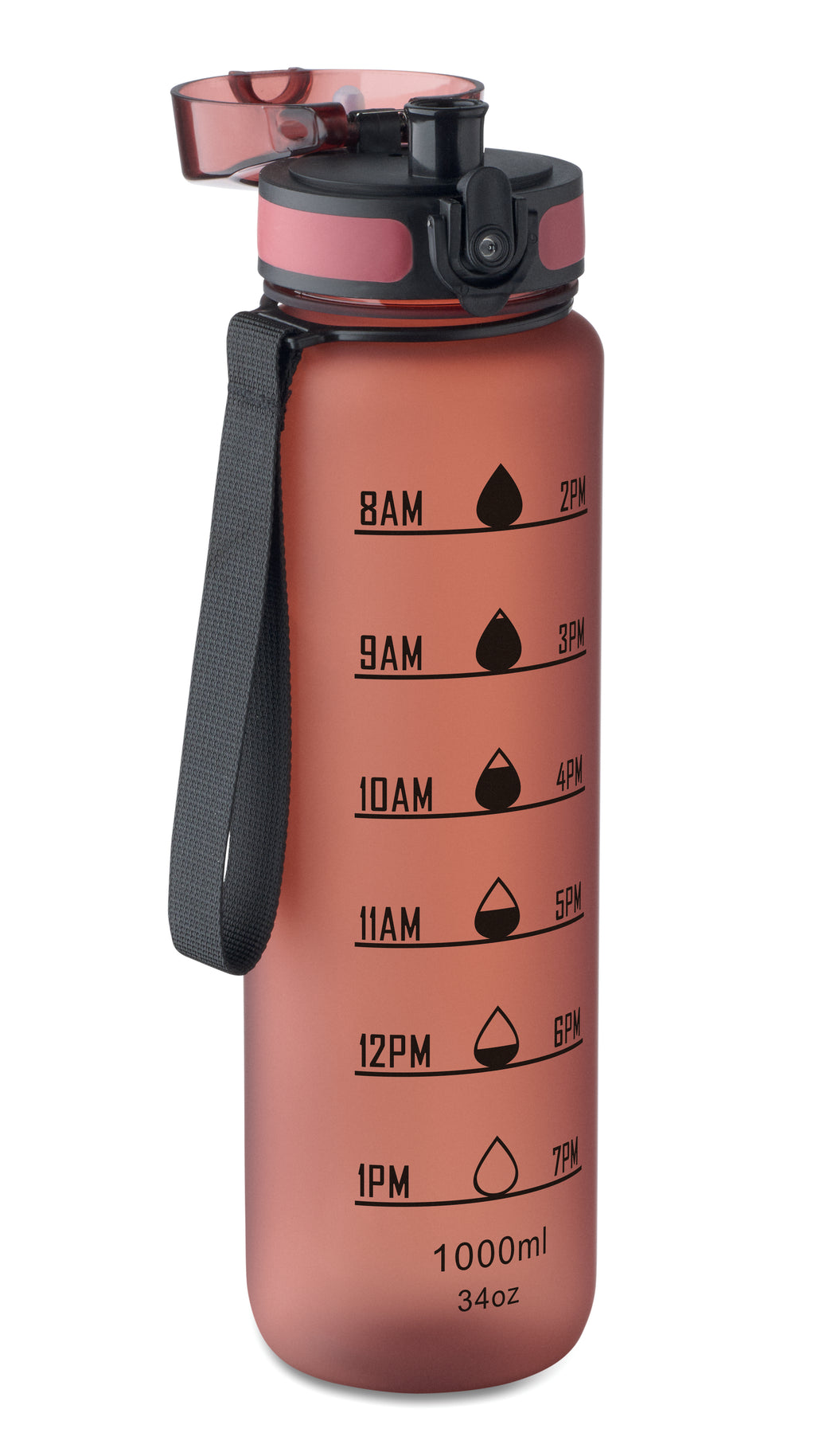 ISFORDEN MARK – Sports water bottle RPET 1L – item picture open