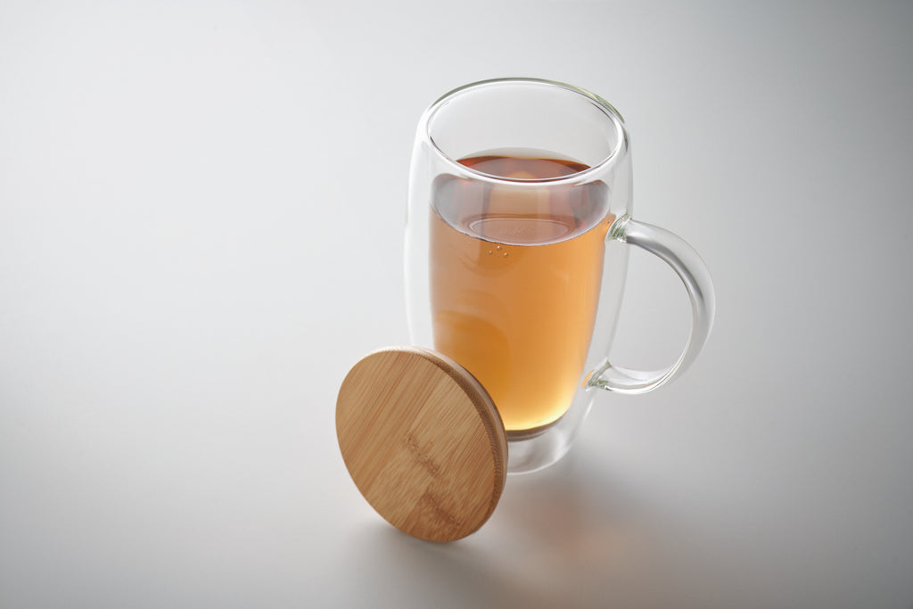 TEROL – Double wall glass mug 450ml – item detail picture