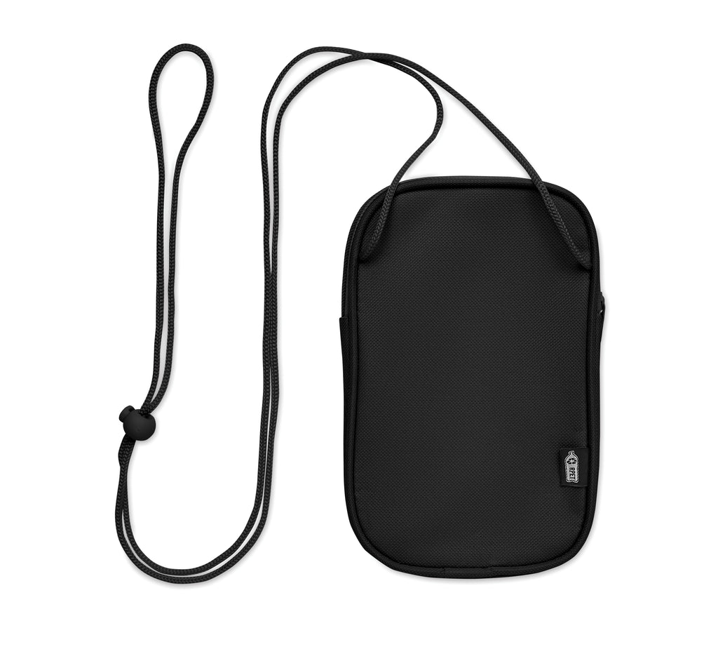 KOROVIN POUCH – RPET cross body travel pouch – Black