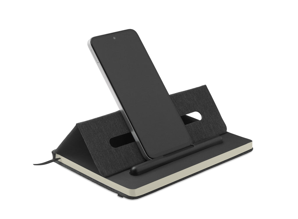 RINBOOK – A5 notebook with phone holder – item picture 1