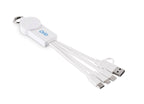 ICAB – 2 in 1 charging cable type-C – item picture printed