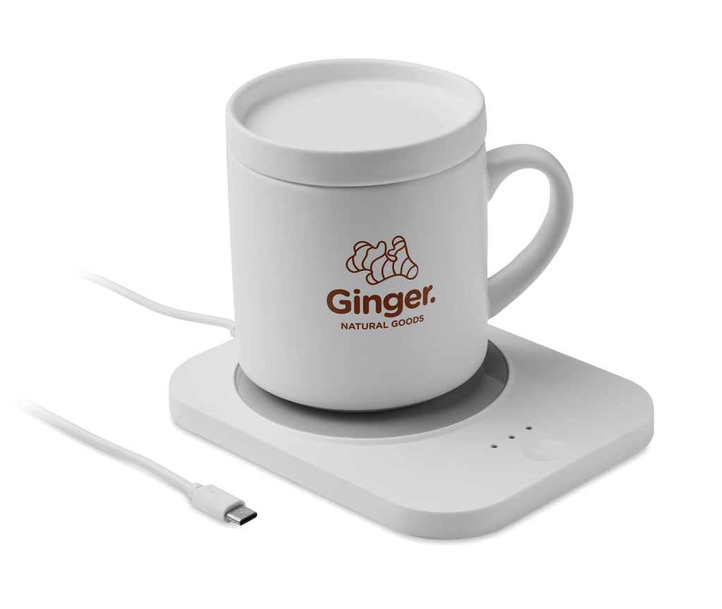 SIROTER – Wireless charger mug warmer set – item picture printed