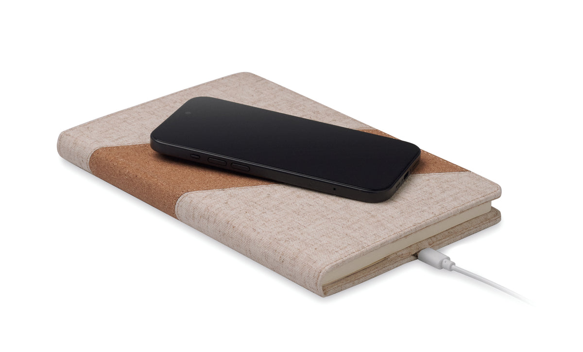 CORTONA – A5 notebook with 15W charger – item picture 1