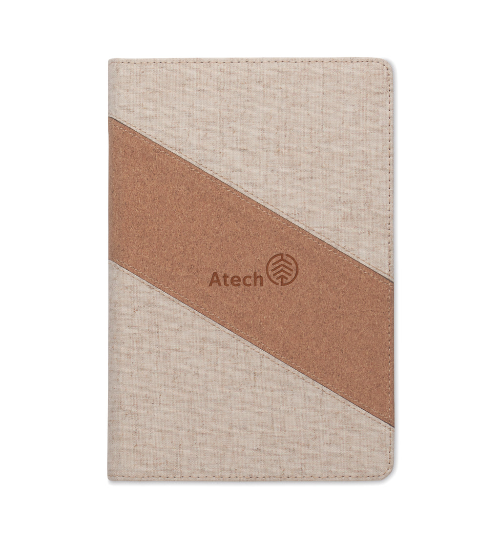 CORTONA – A5 notebook with 15W charger – item picture printed