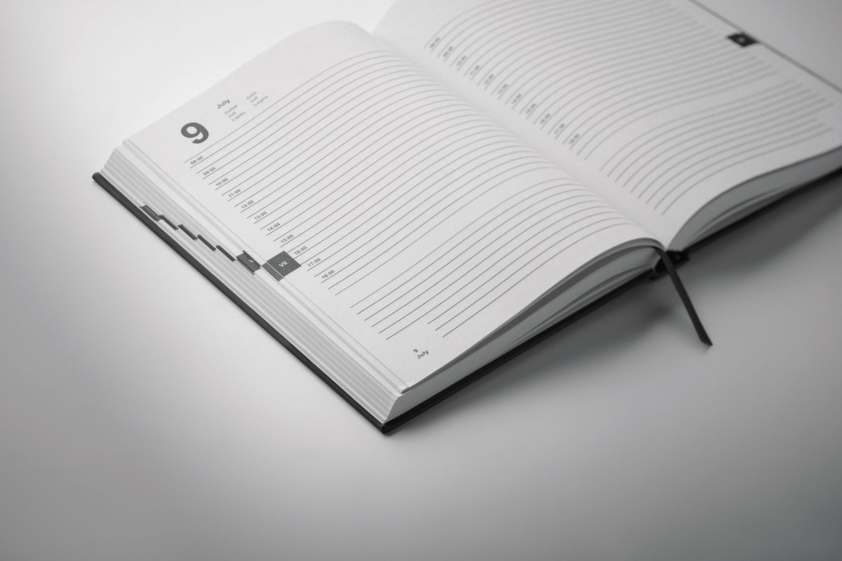 ROUTINE – A5 perpetual daily planner – item picture top