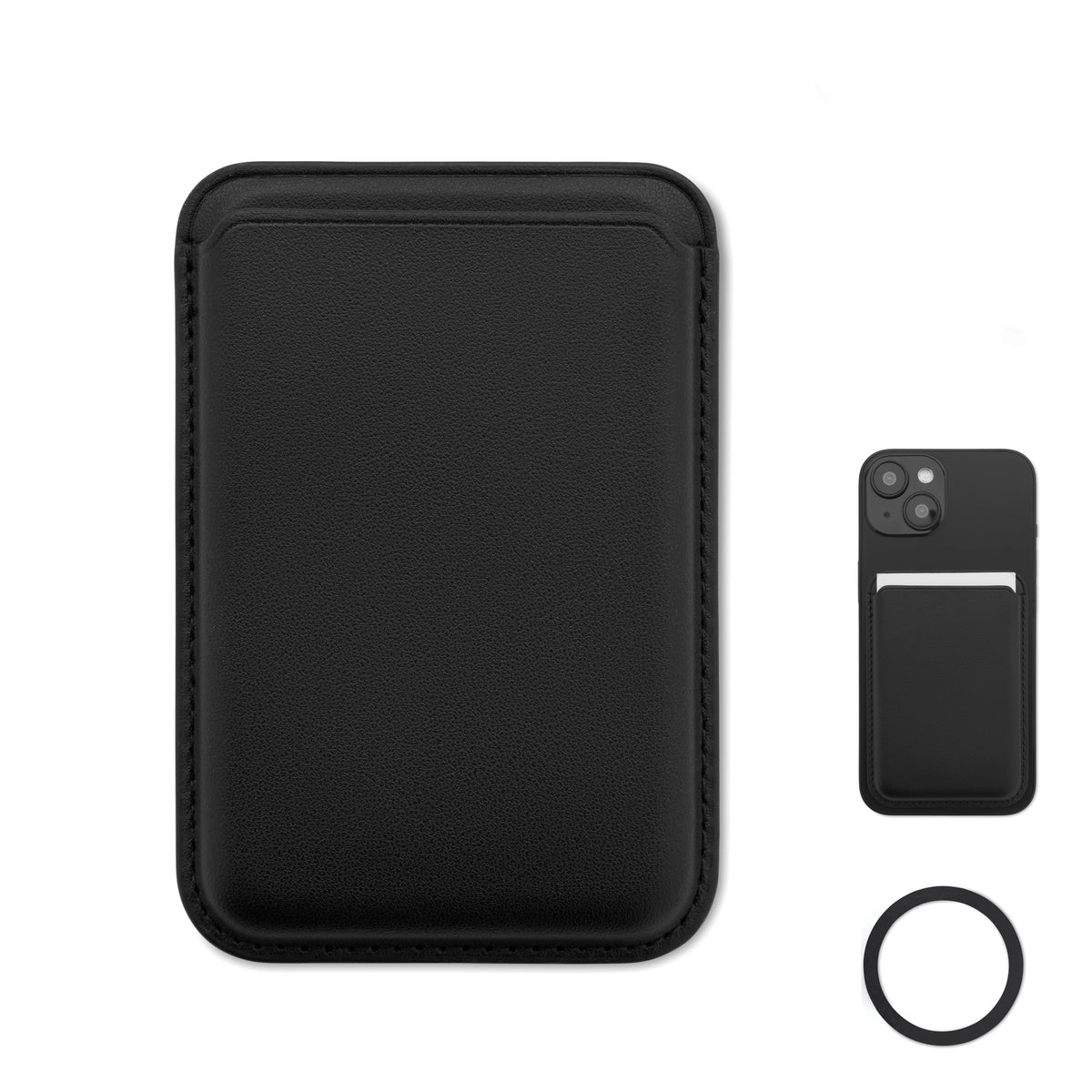 KARTA – Magnetic credit card holder – Black