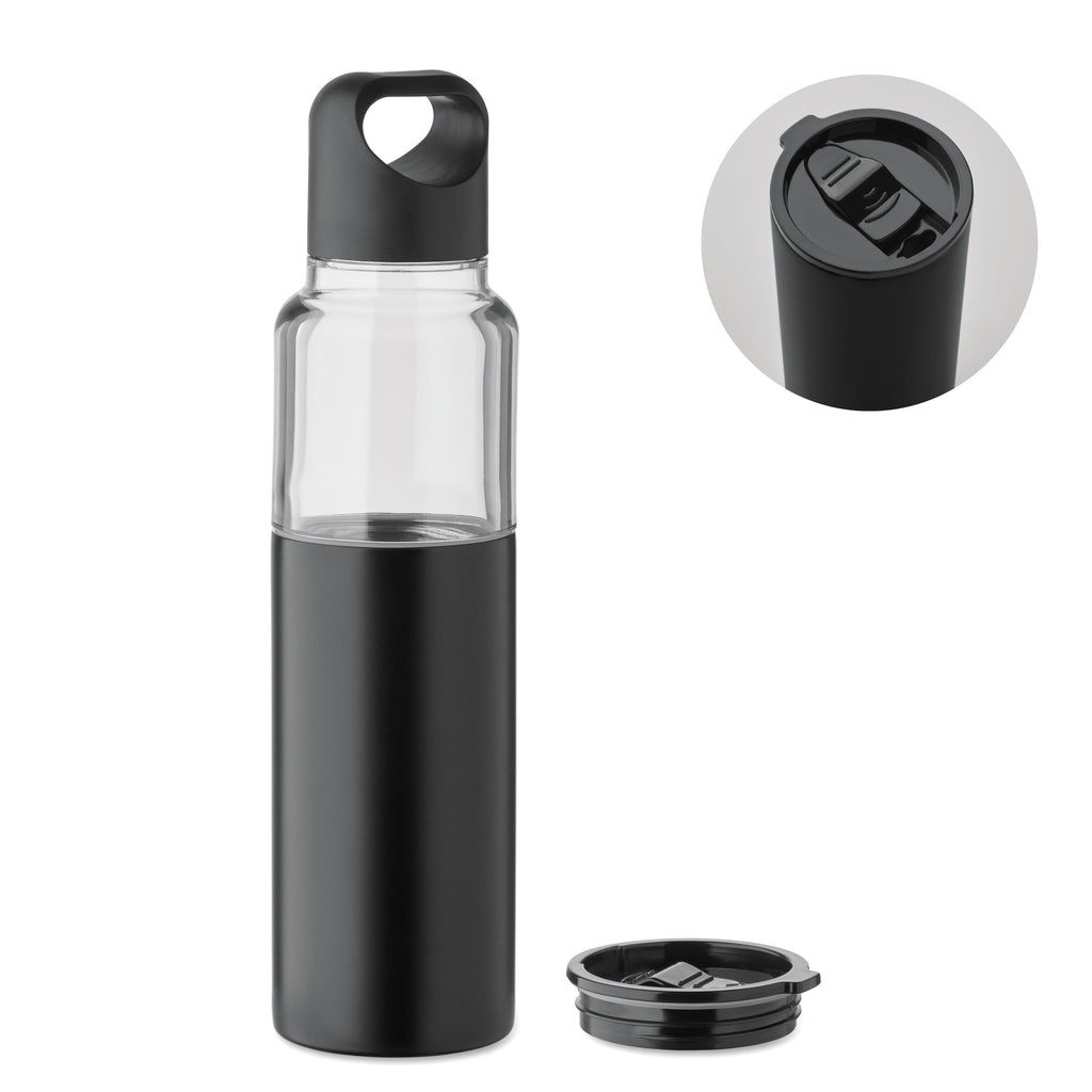 DUALUSE – 2 in 1 bottle 610ml – Black