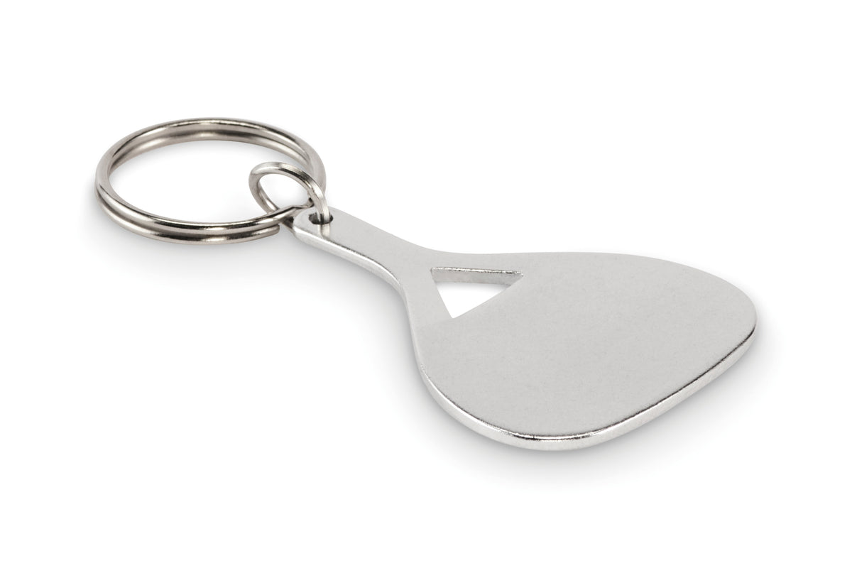 KEPAD – Aluminium key ring – Matt Silver