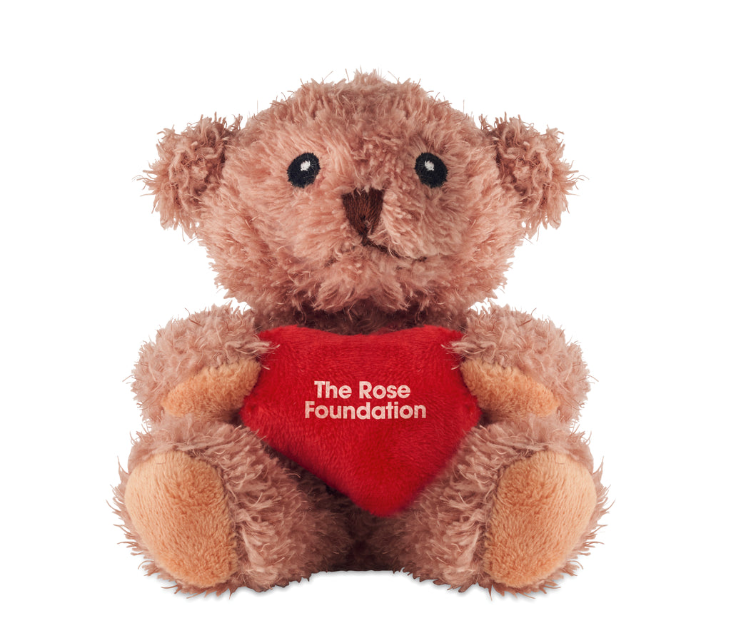 CUDDLE – Teddy bear plush with heart – item picture printed