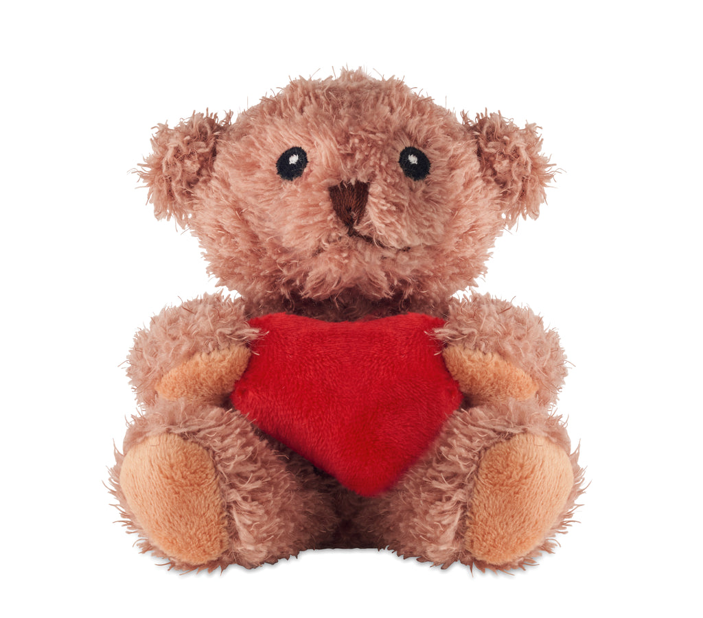 CUDDLE – Teddy bear plush with heart – Red