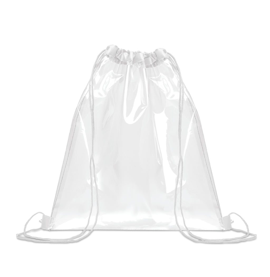 USEE – Transparent drawstring bag – White