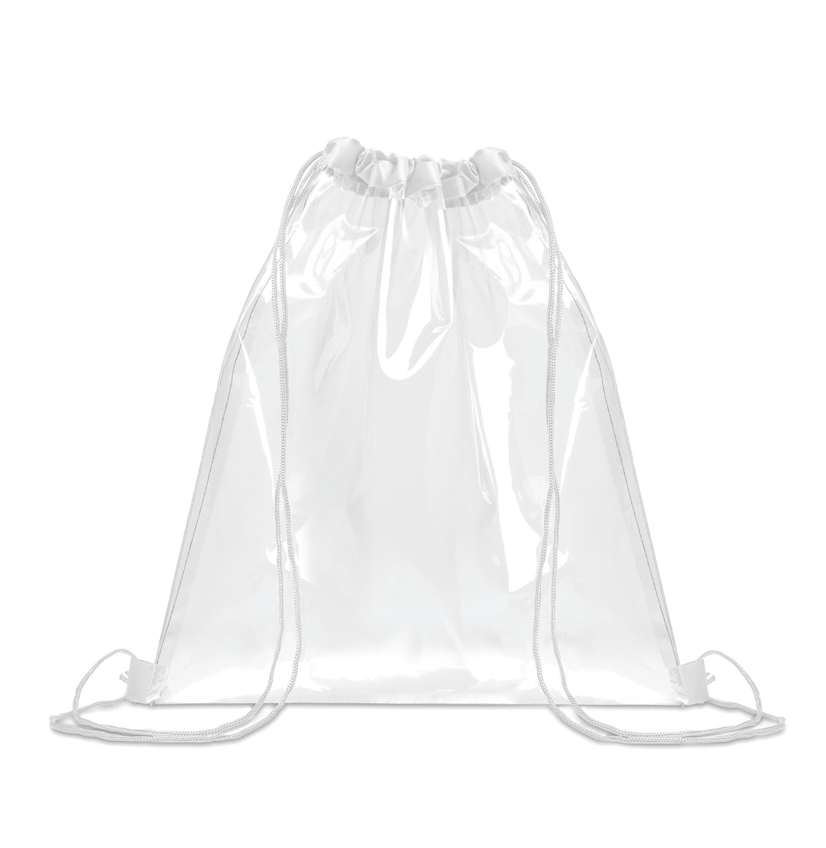 USEE – Transparent drawstring bag – White