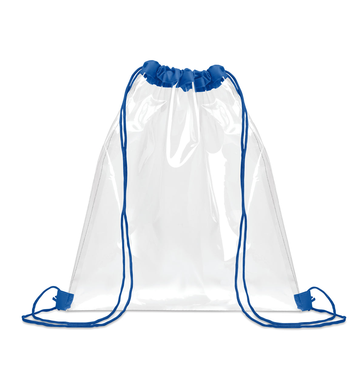 USEE – Transparent drawstring bag – Royal Blue