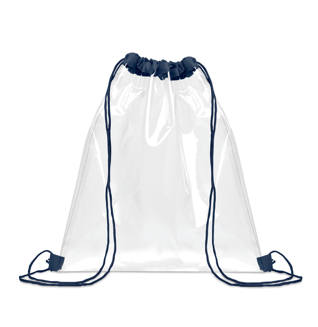 USEE – Transparent drawstring bag – French Navy