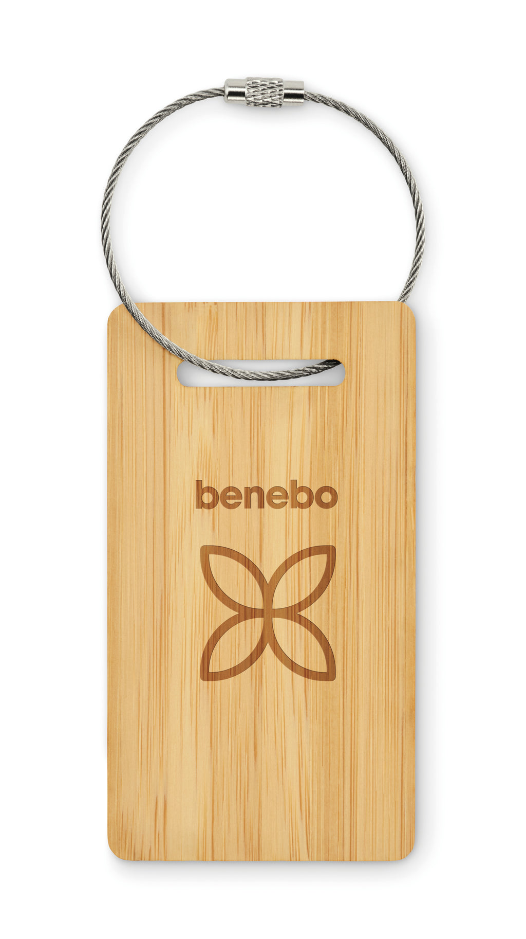 MIO – Bamboo luggage tag – item picture printed