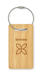 MIO – Bamboo luggage tag – item picture printed