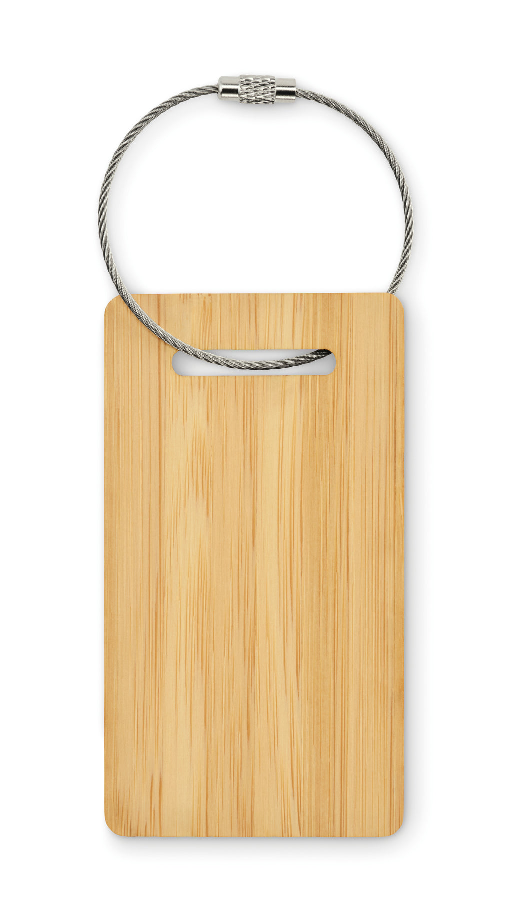MIO – Bamboo luggage tag – item picture side