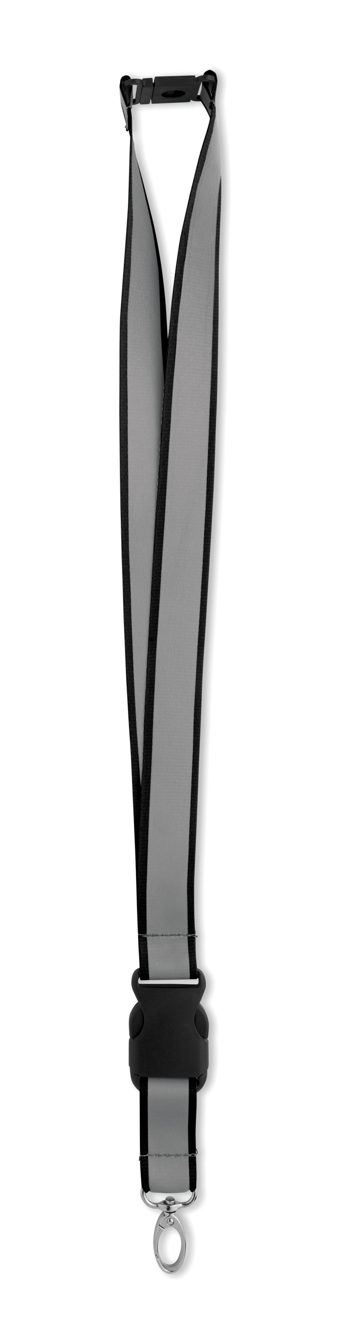 TOSEE – Reflective RPET lanyard – Black