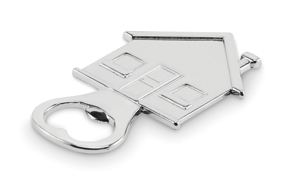 MYHOUSE – House shape bottle opener – Matt Silver