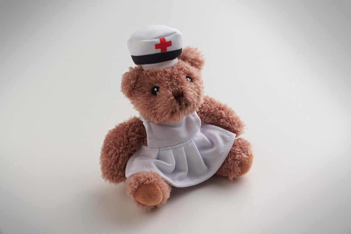 NURSE – Teddy bear plush nurse – item detail picture