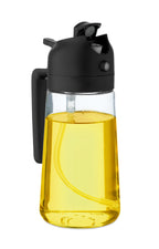 DIP – Glass oil dispenser & sprayer – item picture side