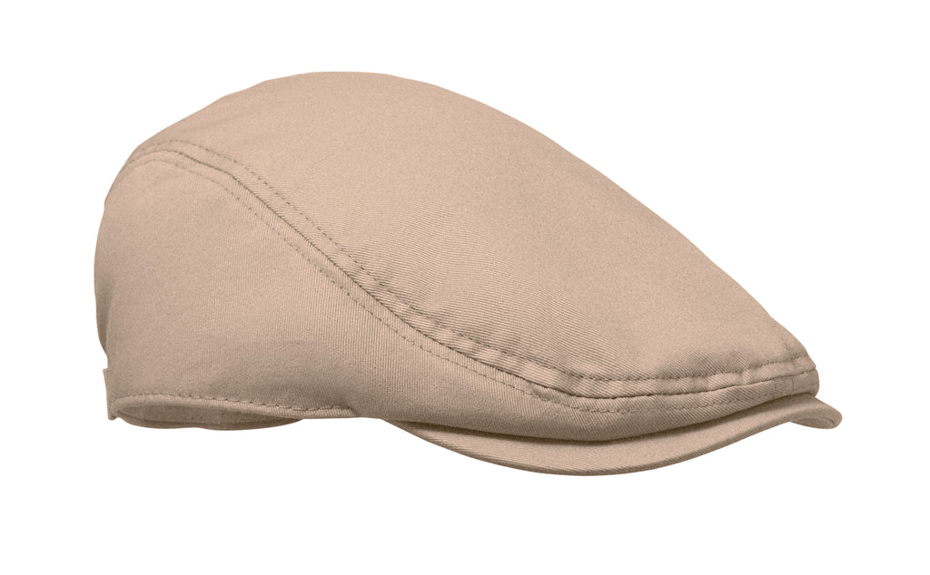 FLAT PEAK – Newsboy flat cap 235 gr/m² – Beige