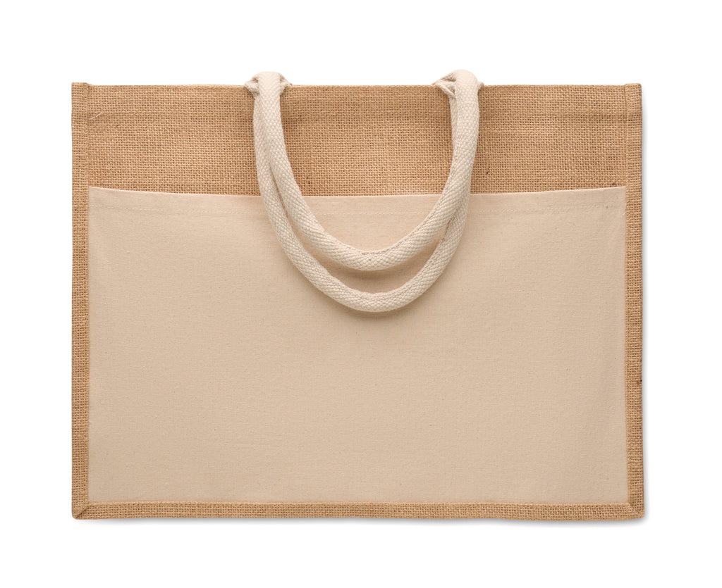 BAGA – Jute shopping bag – item picture back