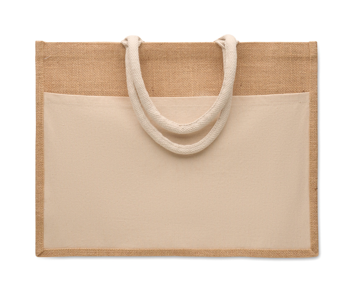 BAGA – Jute shopping bag – item picture back