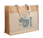 BAGA – Jute shopping bag – item picture printed