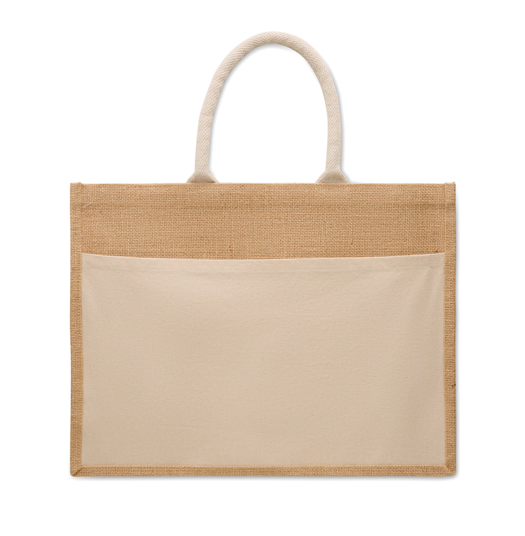 BAGA – Jute shopping bag – item picture side