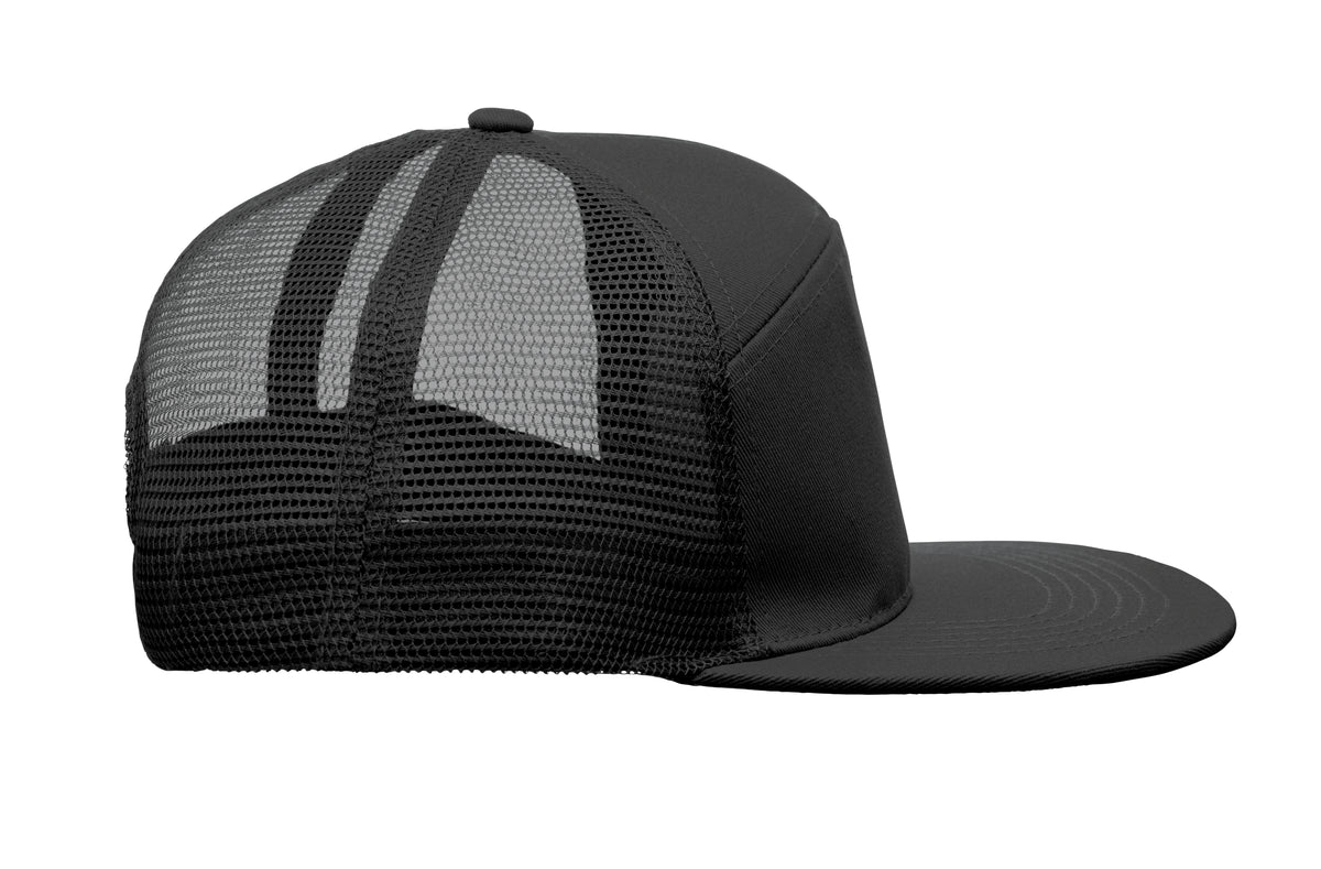 BEAD – 7 panel flat visor cap – item picture top