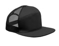 BEAD – 7 panel flat visor cap – Black