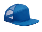 BEAD – 7 panel flat visor cap – Royal Blue