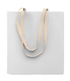 ZEVRA COLOUR – Cotton shopping bag – White