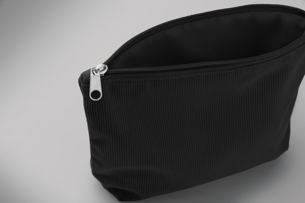 CORDY T – Corduroy cosmetic bag – item picture open