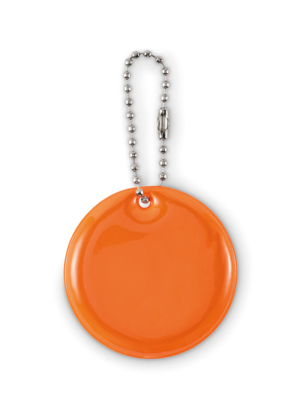 GRIN – Round reflective keyring – Neon Orange