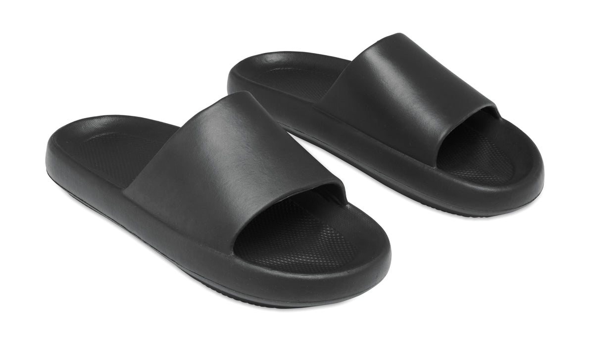 EVASLIDE – Unisex EVA sliders size 40/41 – Black