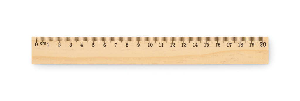 RULER20 – Wooden ruler 20cm – Wood