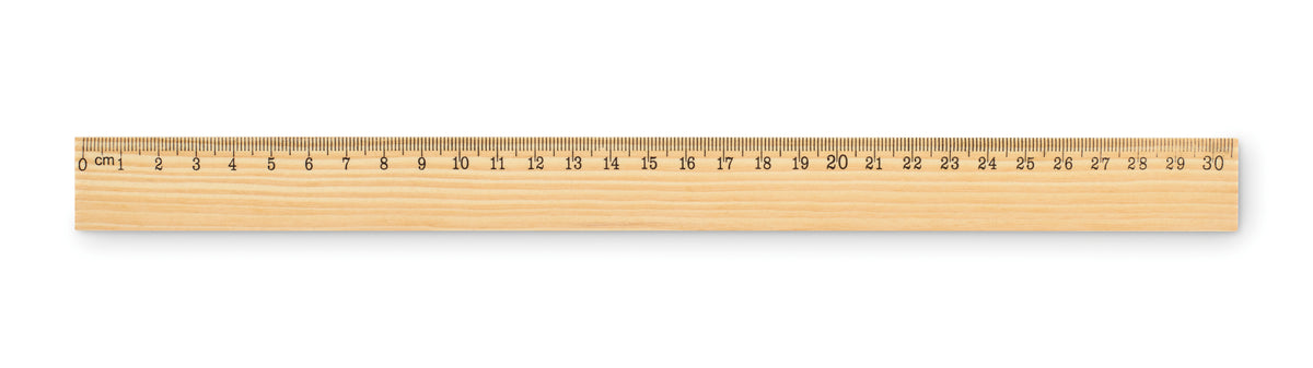 RULER30 – Wooden ruler 30cm – Wood