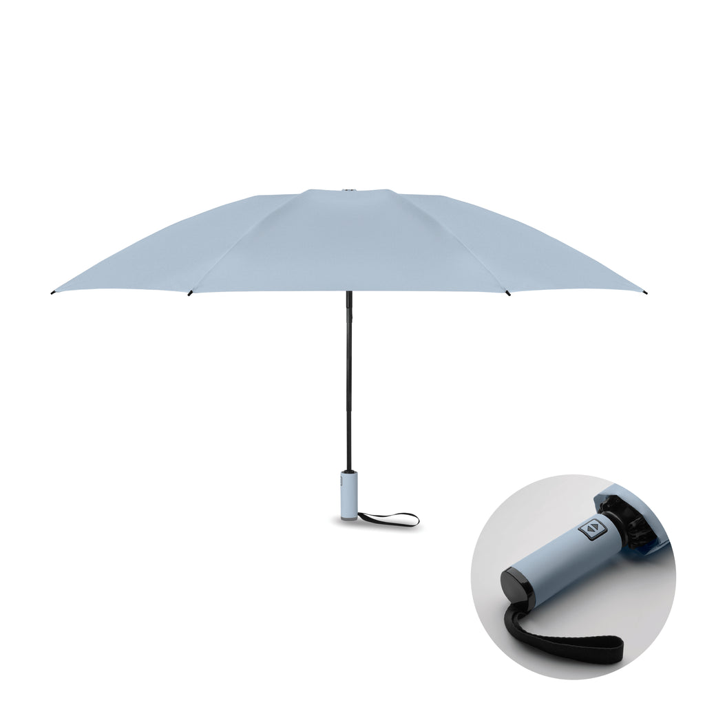 AGUMBE – 23 inch windproof umbrella – Baby Blue